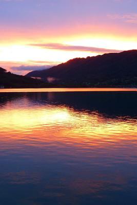 Download A Sunset on Lake Constance: Blank 150 Page Lined Journal for Your Thoughts, Ideas, and Inspiration -  file in ePub