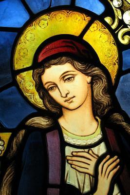 Full Download Virgin Mary Stained Glass at Saint John's Church in Washington DC Journal: 150 Page Lined Notebook/Diary -  | PDF