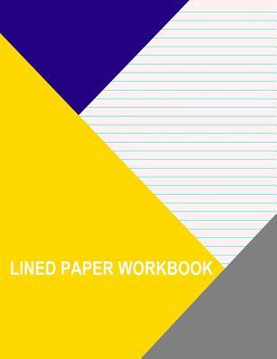 Download Lined Paper Workbook: Pink with Narrow Aqua Lines (Left Handed) -  file in PDF