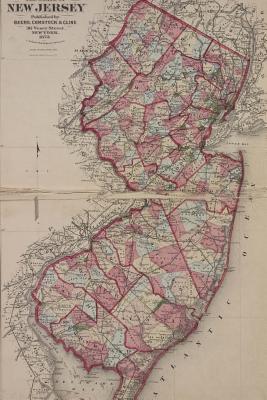 Read A Vintage 1873 Map of New Jersey: Blank 150 Page Lined Journal for Your Thoughts, Ideas, and Inspiration - | ePub