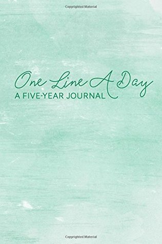 Read Online One Line A Day Five Year Memory Diary: 6x9 Undated and Lined Journal - Minimalist Design - Green Watercolor -  | ePub