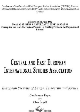 Read European Security of Drugs, Terrorism and Money - Glen Segell file in ePub