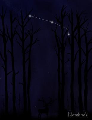 Read Notebook: Lined Notebook or Journal with Forest Scene and Aries Constellation, 8.5 X 11, 150 Fully Lined Pages -  | ePub