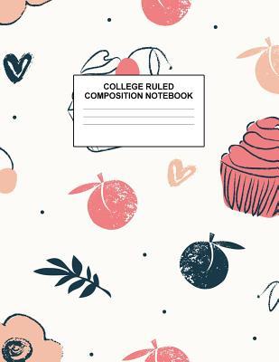 Download College Ruled Composition Notebook: Cute Blank Lined Journal to Write In with White Paper Rule Pages for School Subject and Writing Pad: Design Code A4 5588 - Nifty Prints | ePub