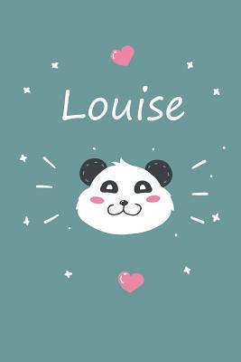 Download Louise: A cute personalized panda notebook/ diary for girls and women, with 100 lined pages in 6x9 inch format. Personal Diary Personalized Journal Customized Journal -  | ePub