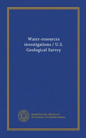 Read Online Water-resources investigations / U.S. Geological Survey - . Unknown file in ePub