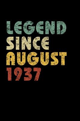 Read Legend Since August 1937: Vintage Birthday Gift Notebook With Lined College Ruled Paper. Funny Quote Sayings Notepad Journal For Taking Notes. -  | PDF