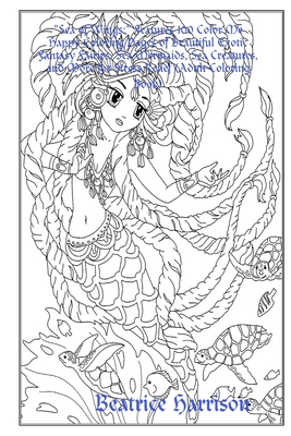 Read Sea of Wings:  Features 100 Color Me Happy Coloring Pages of Beautiful Exotic Fantasy Fairies, Sea Mermaids, Sea Creatures, and More for Stress Relief (Adult Coloring Book) - Beatrice Harrison file in ePub